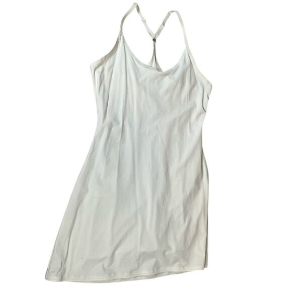 Outdoor Voices Exercise Dress White Small Adjustable Straps Shorts Pockets - Picture 6 of 12
